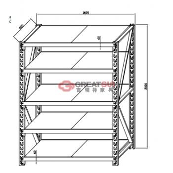 可拆卸重型货架