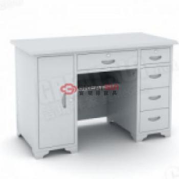 五抽屉全钢办公桌