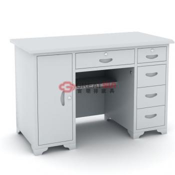 五抽屉全钢办公桌