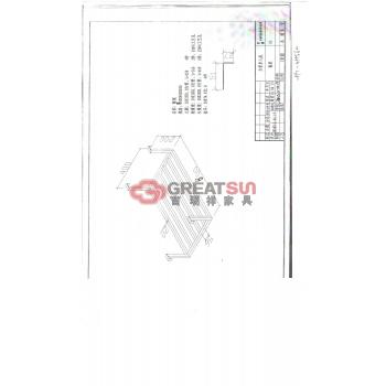 方管单人床鞋架
