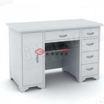 五抽屉全钢办公桌