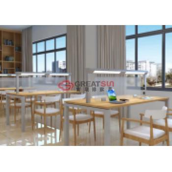 带灯阅览桌（六人位）