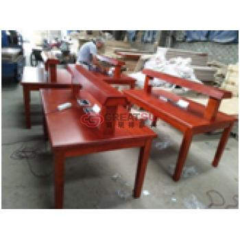 六人阅览桌（实木）