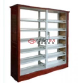 钢木书架主架