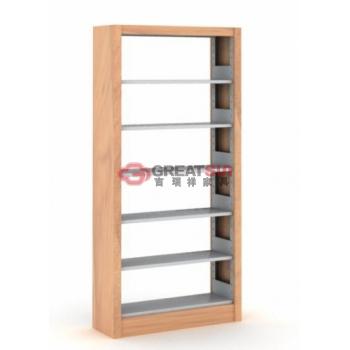 单面书架主架（木护板）