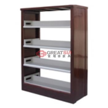 四层双面书架幅架
