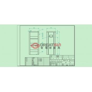 整理书架（三层）