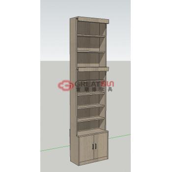 单面高书架