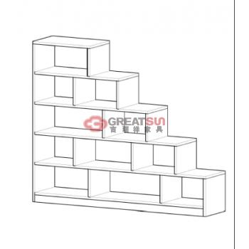 梯形书架