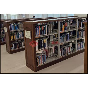 三层双面书架主架