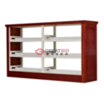 三层双面书架主架