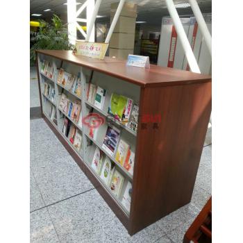 4层双面木护板期刊架