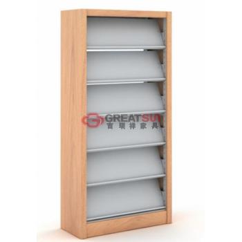 期刊架主架（木护板）