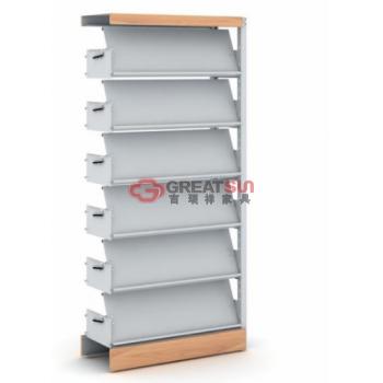 期刊架副架（木护板）