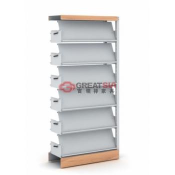 期刊架副架（木护板）