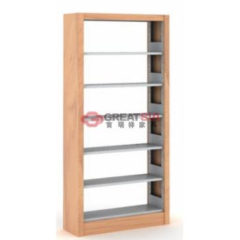 单面书架主架（木护板）