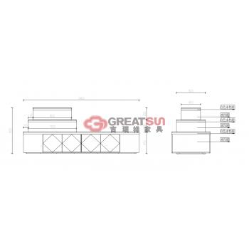 展示柜（矩形）