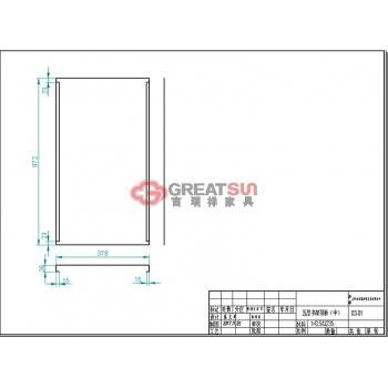 期刊架顶板（中）