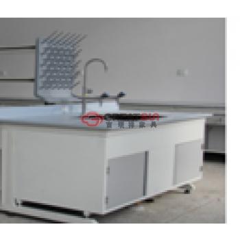 中央实验台带水槽