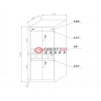 战士保密内务柜
