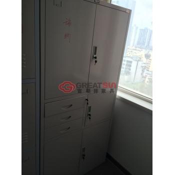 偏三斗文件柜