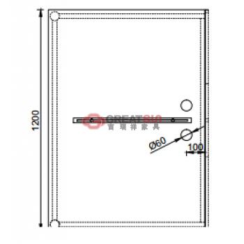 两人组合桌桌面