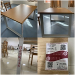 双面四人阅览桌