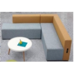 茶歇区异形组合沙发