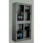 推拉门玻璃书柜