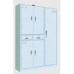 全铁门更衣书柜