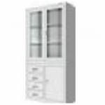 四抽屉对开书柜