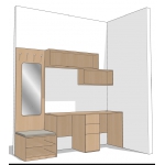 更衣鞋帽组合柜