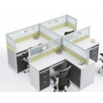 竖排员工工位（2人位）