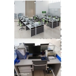 横排员工工位（2人位）