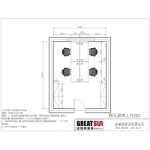 四人屏风工作位
