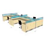 G28屏风4人工作位