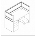G28屏风工作位（1人位）
