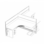 苹果风屏风系列P22T2-1