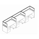 苹果风屏风系列P22U3-3