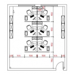 6人屏风工作位（K32款）