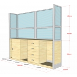 6032款屏风工作位
