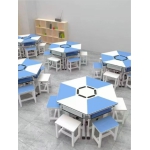 梯形培训组合桌