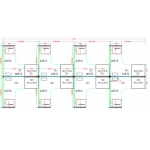 八人屏风工作位