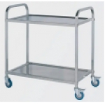 双层不锈钢餐车