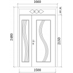 字母门（一楼1500字木门）