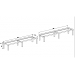五节柜支架（左架）