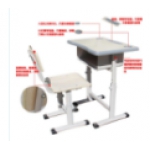 单人升降课桌椅