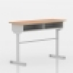 双人不升降式课桌