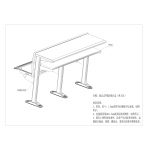 固定式F型两人前桌（普通教室）