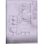 F型三人活动课桌椅后椅